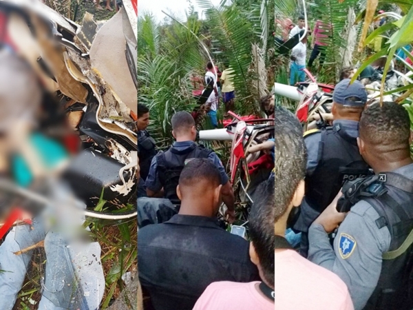 Vítimas de queda de helicóptero em Rosário são identificadas