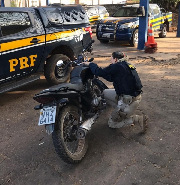MARANHÃO - PRF recupera motocicleta roubada na BR-316