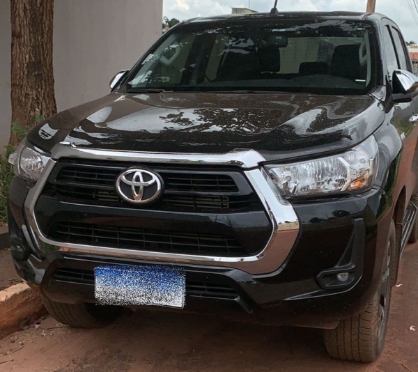 CAMINHONETE DE LUXO FURTADA EM SÃO PAULO É INTERCEPTADA PELA POLÍCIA MILITAR EM AÇAILÂNDIA