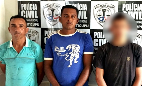 Suspeitos de integrar bando especializado em roubo de celular são presos pelas Polícias Civil e Militar de Buriticupu
