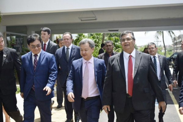 Grupo chinês destaca apoio do governo estadual  para implantação de megaempreedimento do porto