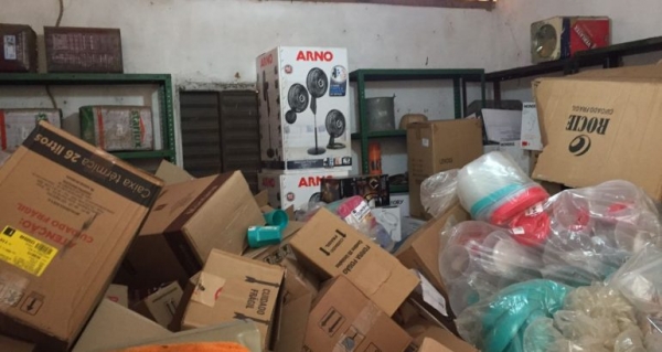 Polícia recupera carga de eletrodomésticos roubados