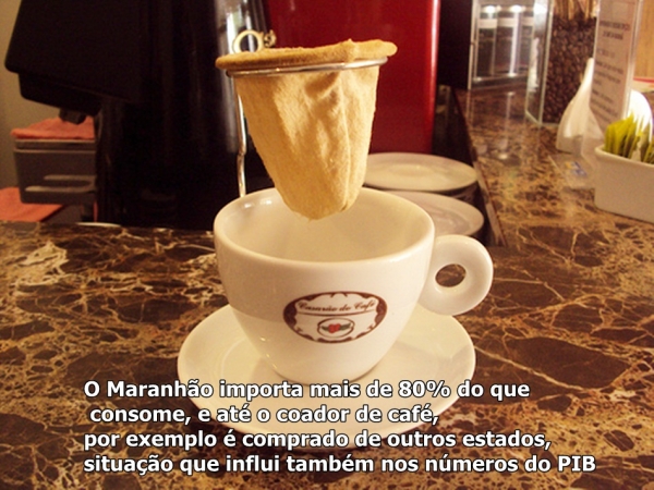 Estado de economia frágil, MA importa até “coador de café”
