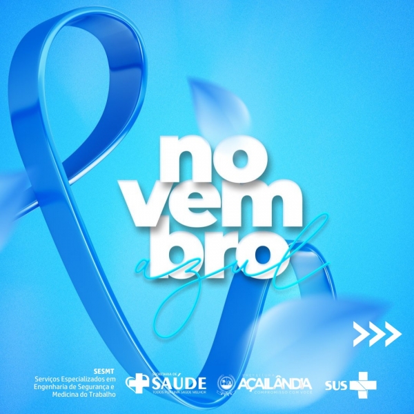 NOVEMBRO AZUL - Ajude a compartilhar informações verdadeiras sobre o Câncer de Próstata!
