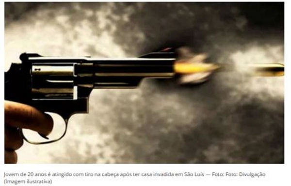 Jovem é atingido com tiro na cabeça após ter casa invadida em São Luís