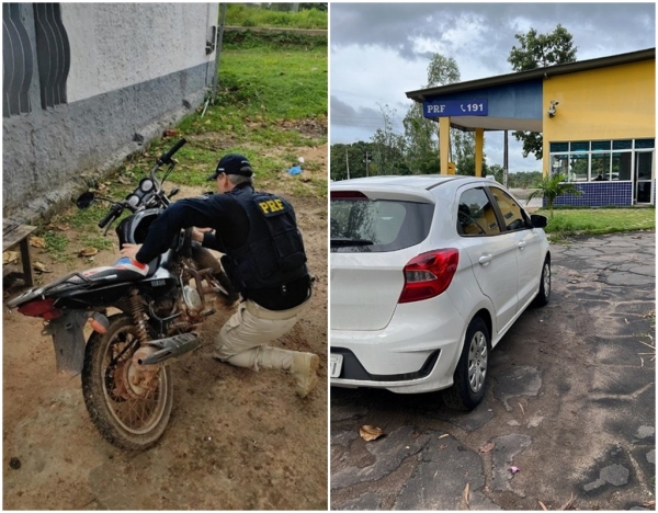 PRF recupera mais dois veículos em municípios maranhenses