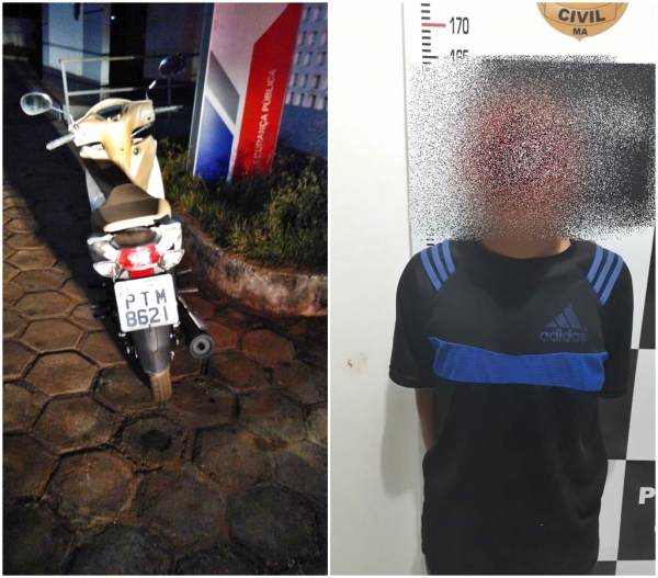 AÇAILÂNDIA  URGENTE - Menor é apreendido por populares praticando assalto a mão armada