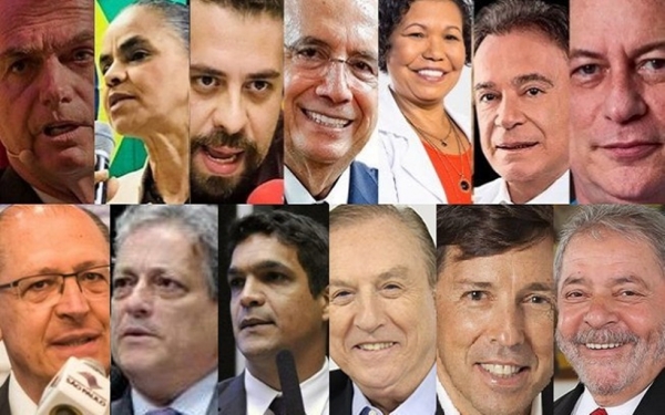 Prazo termina e todos os 13 candidatos se registram no TSE