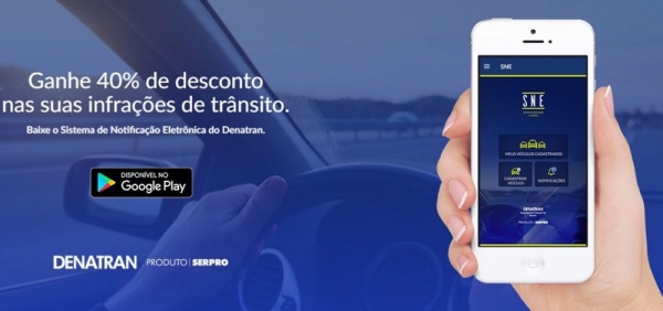 Denatran lança aplicativo que dá desconto de 40% em multas