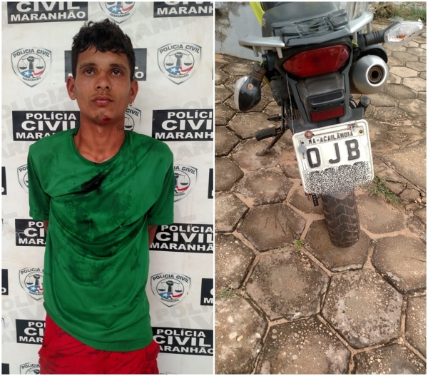 AÇAILÂNDIA – Polícia prende homem após furtar motocicleta no pátio da 9ª Delegacia Regional de Açailândia