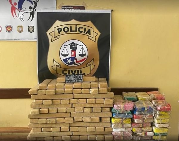 POLÍCIA CIVIL APREENDE MAIS DE 200 KG DE MACONHA DENTRO DE CARRETA BITREM NA BR 316, NO MA