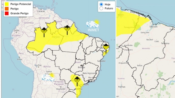 	CHUVAS: 23 MUNICÍPIOS DO MA ESTÃO EM ALERTA ATÉ SEGUNDA (16)
