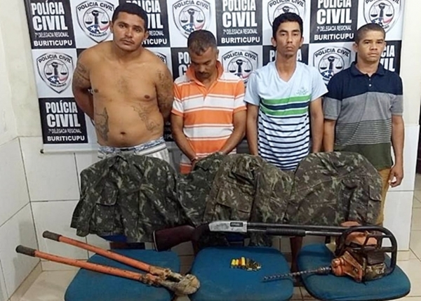 Polícia prende 4 envolvidos no assalto a Banco Bradesco de Buriticupu