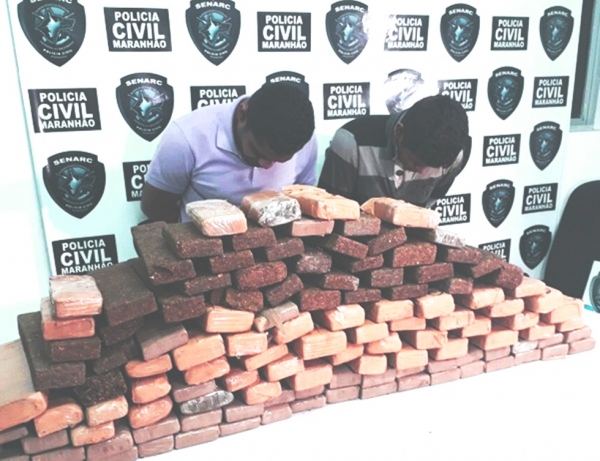 NO MARANHÃO - 110 quilos de maconha são apreendidos 