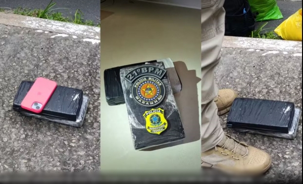  PRF APREENDE 2KG DE COCAÍNA DENTRO DE BOLSA DE ADOLESCENTE GRÁVIDA NO MA