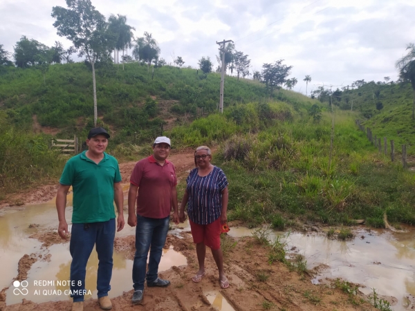PREFEITURA DE AÇAILÂNDIA FAZ PROCESSO DE MAPEAMENTO NA ESTRADA RURAL