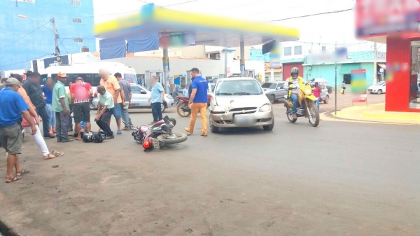 AÇAILÂNDIA - Terceiro acidente grave é registrado no centro da cidade nesta terça-feira.
