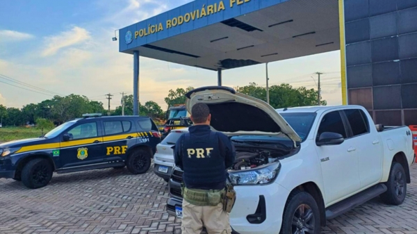 MARANHÃO: PRF RECUPERA VEÍCULO COM SINAIS DE ADULTERAÇÃO NA BR 316, EM SANTA INÊS