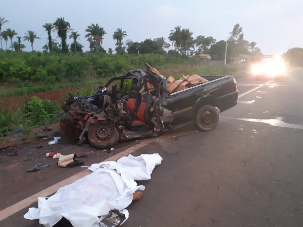 FINAL DE SEMANA - Condutor de picape morre após colisão frontal no Km 172 da BR 010, em Campestre do Maranhão