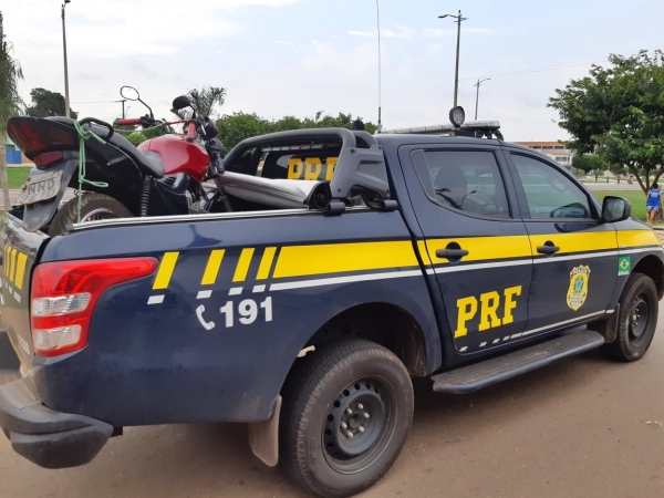 PRF é acionada para atender acidente com vítima e recupera motocicleta roubada, em Campestre do Maranhão/MA