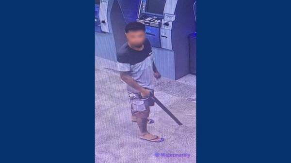 HOMEM É PRESO POR TENTAR FURTAR AGÊNCIA BANCÁRIA USANDO UM MACHADO