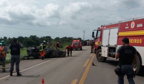 CARNAVAL - Duas vítimas do acidente na BR-316, em Pio XII, são identificadas