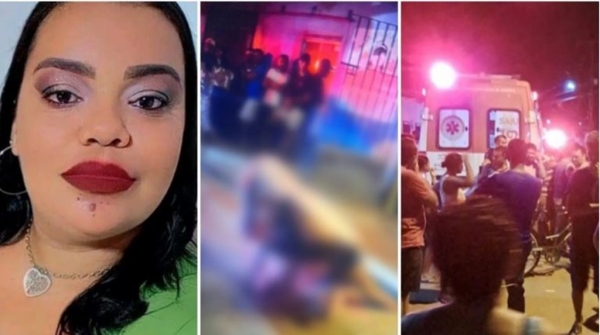 MULHER É MORTA A TIROS NA PORTA DE CASA POR HOMENS DE MÁSCARA