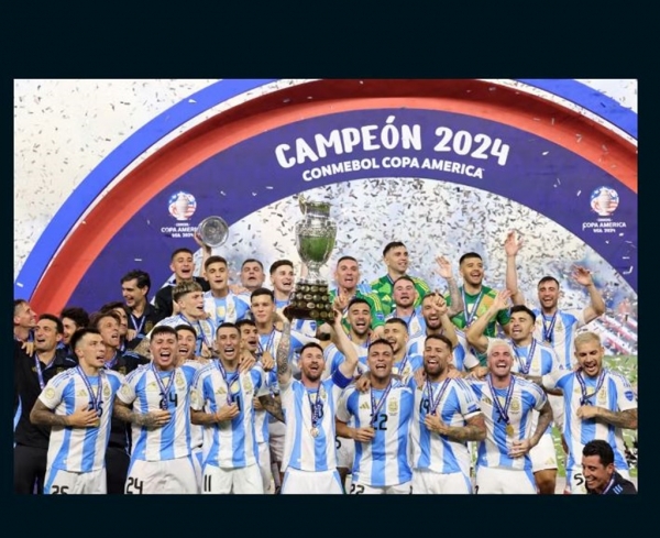 ARGENTINA VENCE A COLÔMBIA E CONQUISTA A COPA AMÉRICA PELA 16ª VEZ