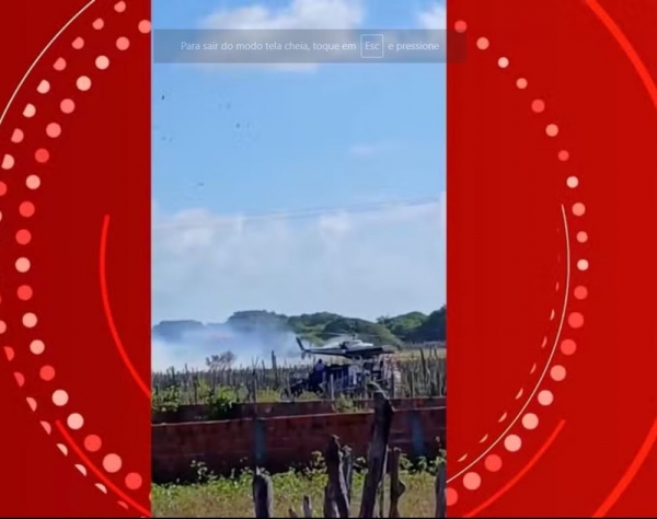 VÍDEO: HELICÓPTERO FAZ POUSO DE EMERGÊNCIA APÓS PRINCÍPIO DE INCÊNDIO NA REGIÃO DOS LENÇÓIS MARANHENSES