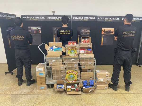 IMPERATRIZ - PF APREENDE MAIS DE 10 MIL MUNIÇÕES DURANTE OPERAÇÃO QUE INVESTIGA COMÉRCIO ILEGAL DE ARMAS 