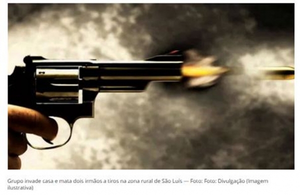 Grupo invade casa e mata dois irmãos a tiros na zona rural de São Luís