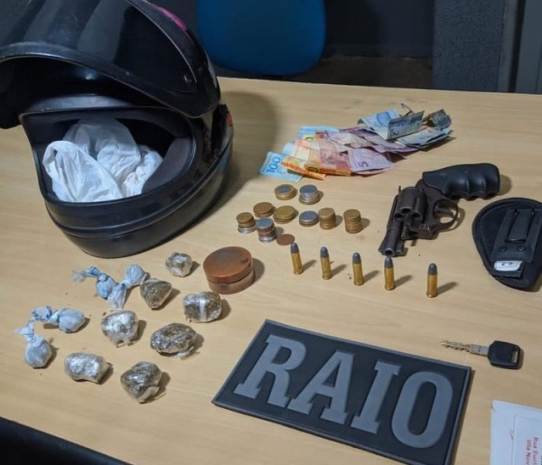 IMPERATRIZ - Homem é detido após ser encontrado com drogas e arma de fogo