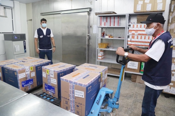 Maranhão recebe novo lote com mais de 45 mil doses da vacina Pfizer