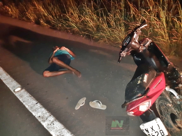 Motociclista em coma alcoólico dorme no acostamento da BR-316/MA