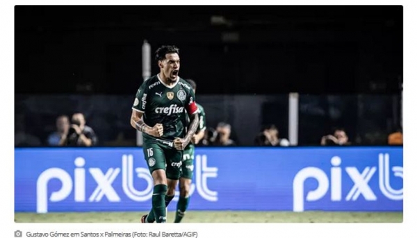 Palmeiras bate o Santos e assume a liderança do Brasileirão