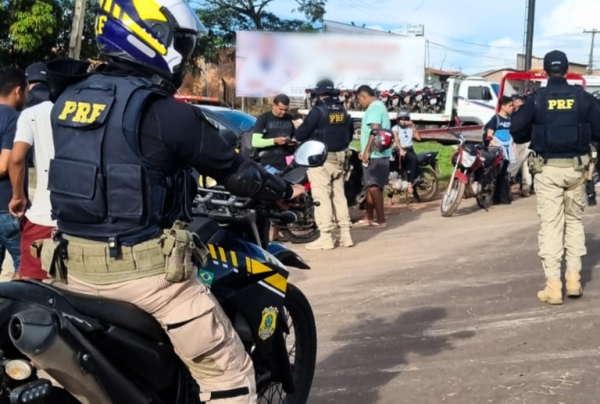 PRF realiza Operação Duas Rodas em Santa Inês/MA