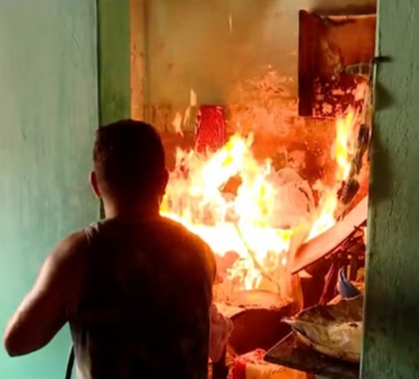 VAZAMENTO DE GÁS DE COZINHA PROVOCA EXPLOSÃO E DEIXA DUAS PESSOAS FERIDAS NO MA