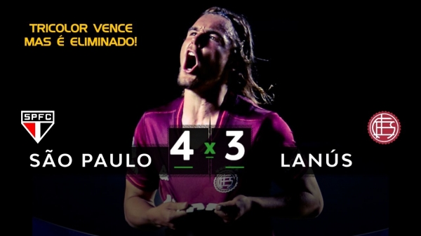 São Paulo dá mais um vexame e está eliminado da Sul-Americana mesmo com vitória sobre o Lanús