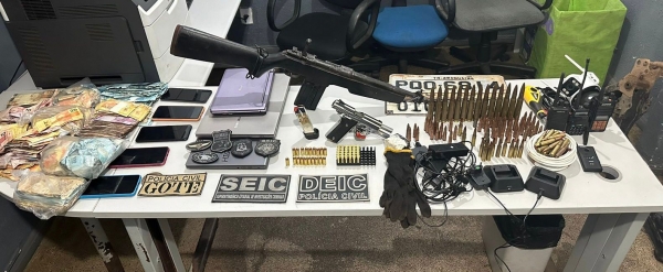 POLÍCIA CIVIL PRENDE, EM PORTO FRANCO, SUSPEITO DE PARTICIPAÇÃO EM QUATRO ROUBOS A BANCOS NO MARANHÃO