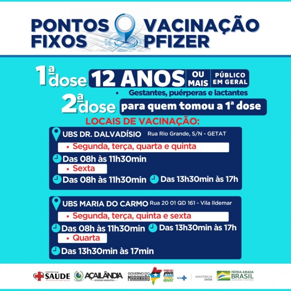 AÇAILÂNDIA: PREFEITURA INICIA DISTRIBUIÇÃO DE DOSES PARA UBS NO MUNICÍPIO, ”SAIBA QUAIS SÃO ELAS”