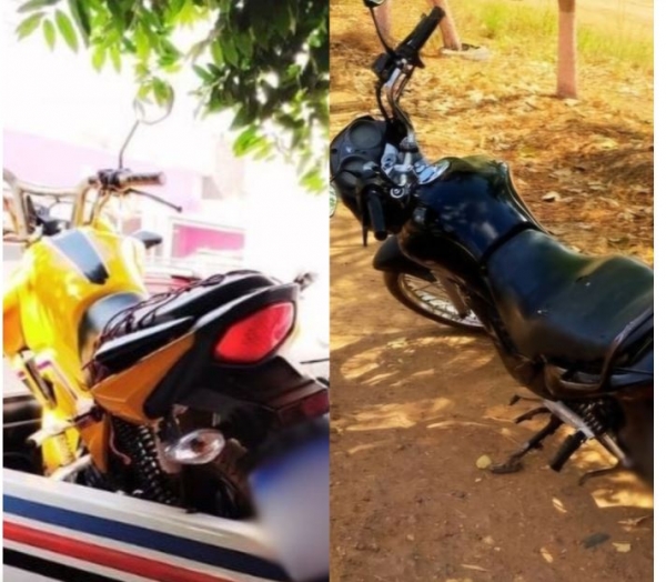 DUAS MOTOS ROUBADAS SÃO RECUPERADAS EM IMPERATRIZ EM MENOS DE 2H