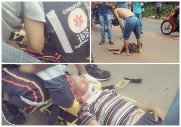 Menino é atropelado ao cruzar a BR 222 enquanto brincava com amigos.