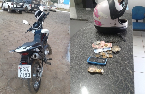 Polícia Militar Localiza e Apreende Moto Que era Usada em Assaltos na Cidade de Açailândia.
