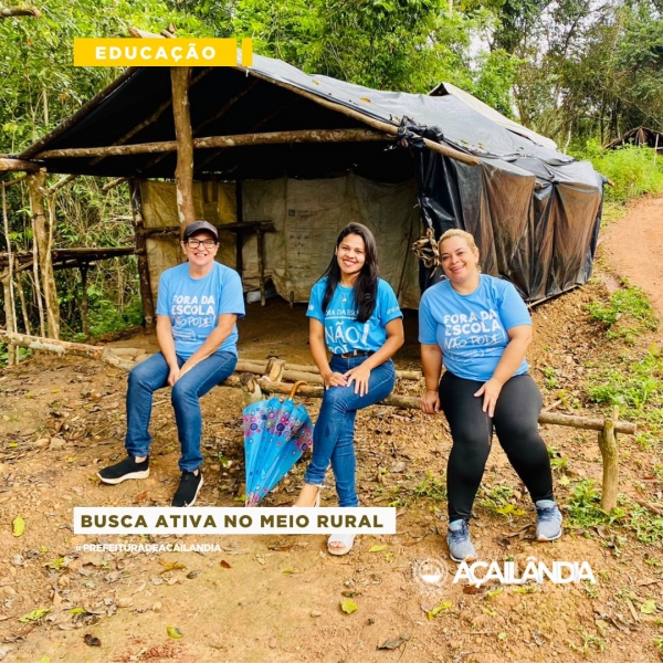 PREFEITURA INTENSIFICA AÇÕES DO BUSCA ATIVA ESCOLA NO CAMPO