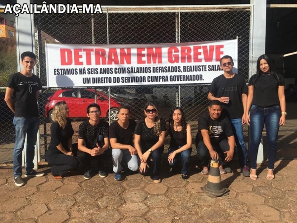 Servidores das Ciretrans do Maranhão fazem paralisação e reivindicam aumento nos salários