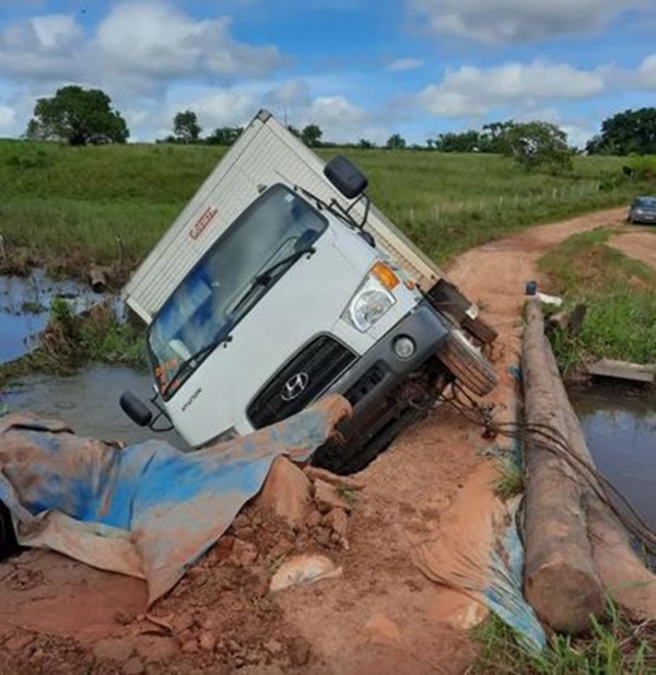 Falta de infraestrutura em ponte provoca acidentes em Buritirana
