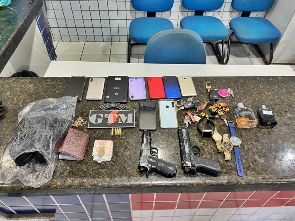 Polícia prende trio suspeito de praticar assaltos em São Luís
