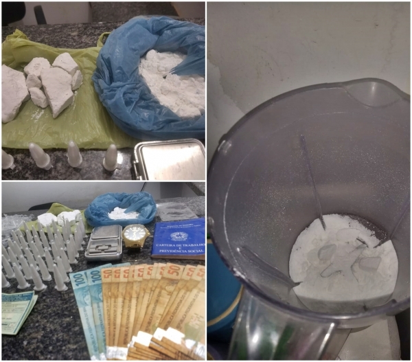 AÇAILÂNDIA - Polícia Militar prende acusado de tráfico de drogas na Vila Bom Jardim