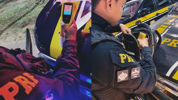 MOTOCICLISTA EMBRIAGADO E SEM HABILITAÇÃO É DETIDO PELA PRF EM ARAGUANÃ/MA