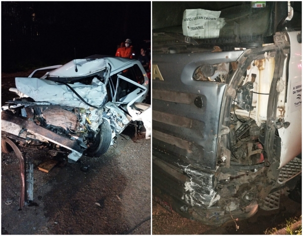 MARANHÃO - Colisão frontal deixa um morto no acesso da BR-135 em São Luís